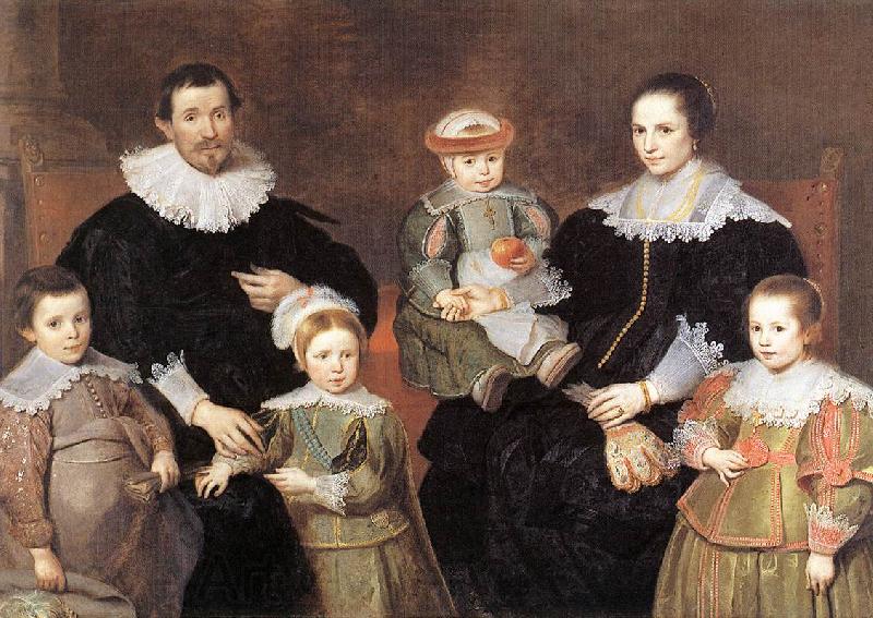 VOS, Cornelis de The Family of the Artist  jg France oil painting art